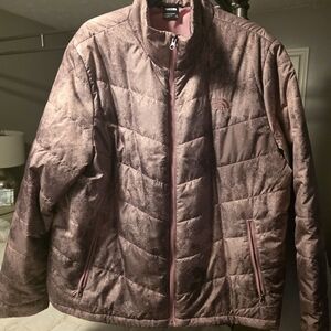 The North Face Quilted Jacket in Mauve